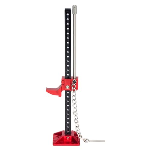 1/10 Scale rc Accessories RC Metal Slideable Jack Tool Mini Lifting Jack Compatible with Axial SCX10 Traxxas TRX4 Tamiya CC01 RC4WD D90 D110 Upgrade Parts