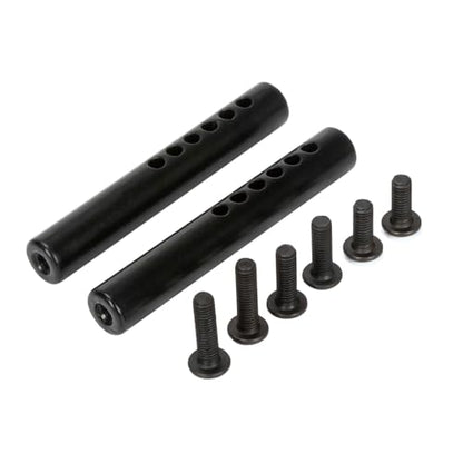 Metal Bumper Holder Mounts Front Rear Replacement for 1/10 RC Crawler Car Axial SCX10 90046 Traxxas TRX4 TRX6 YK4102 (Round)