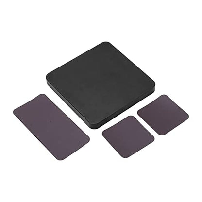 RC Model Repair Screw Tray, Magnetic Tool Tray for RC Car Maintenance, CNC Aluminum Alloy Organizer with Magnetic Pads for Remote Control Vehicles Aircraft Helicopters (Black) - color: Black
