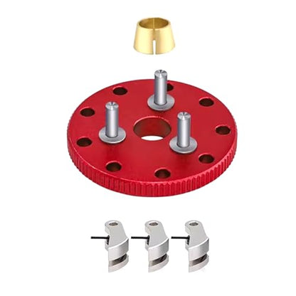 Aluminium Alloy RC Car Clutch Flywheel for TRAXXAS 1/10 Nitro/Stampede/Jato/T-Maxx/Nitro Rustler/Revo Oil RC Car Parts - color: Red