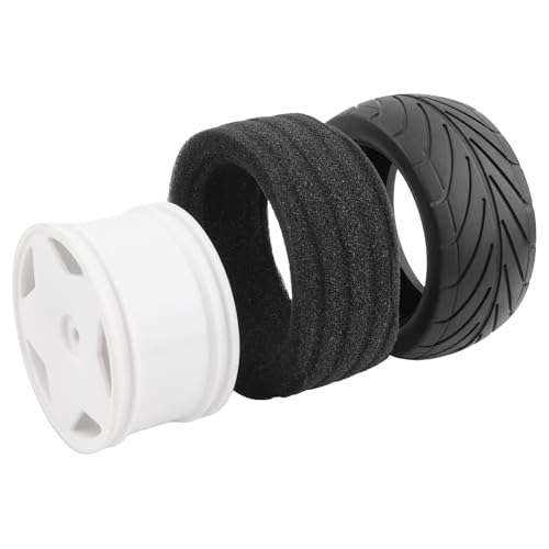 4 Pieces 12mm Hex Off-Road RC Eletric Buggy Wheels & Tires for 1/16 1/14 1/12 1/10 Scale H16PL JC16EP 16207 124010 144010 124017 124018 RC Buggy Trucks Cars