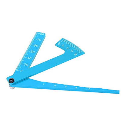 RC Aluminum Caliper Wheel Height Camber Angle Gauge Ruler Universal fit for Car Blue - color: Blue