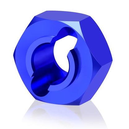 4Pcs Aluminum Wheel Hex Hubs Adapter RC Hex Combiner, Blue | Upgrade Parts, For Losi 1/24 Micro-B 2WD, RC Car Buggy - color: Blue