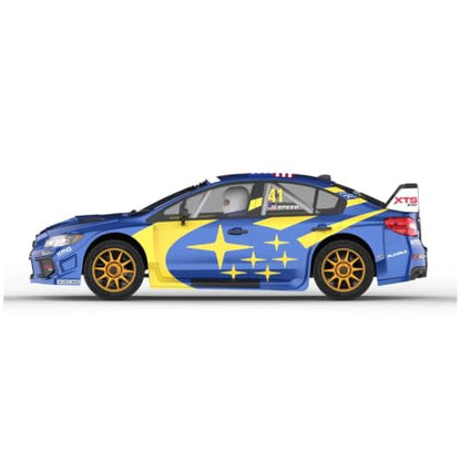 Rlaarlo XTS-S10 1/10 Scale 4WD RTR Carbon Fiber Brushless RC Rally Car, 3652-3300KV 80A Sensored ESC 3S Rally Suspension - color: Blue (Xts-s10)