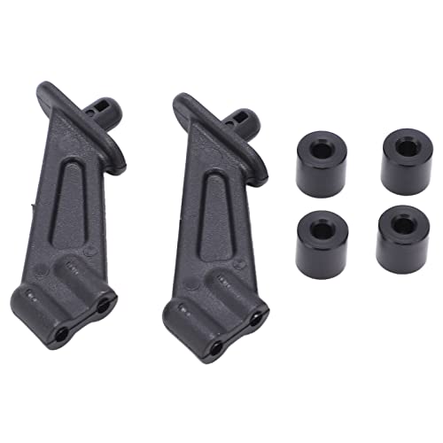VGEBY RC Car Rear Wing Bracket, High Strength Plastic Replacement RC Wing Mount Holder, 1/10 RC Accessories, Model Car Accessories, DIY RC Projects, Racing Car Upgrades, Black