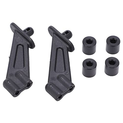VGEBY RC Car Rear Wing Bracket, High Strength Plastic Replacement RC Wing Mount Holder, 1/10 RC Accessories, Model Car Accessories, DIY RC Projects, Racing Car Upgrades, Black