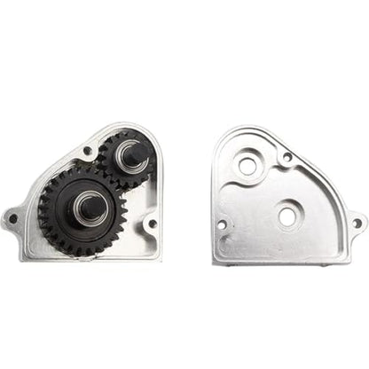 RC Upgrade Accessories for MN86 MN86S MN86KS MN86K 4WD G500 1/12 Metal Transmission Gearbox Transfer Case RC Crawler Car Upgrade Parts Accessories(Silver) - color: Silver