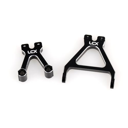 LCX Racing 1/24th RC Crawler Car CNC Aluminum Front Rear Body Post Mount for Axial AX24 XC-1, Upgrades Parts Accessories