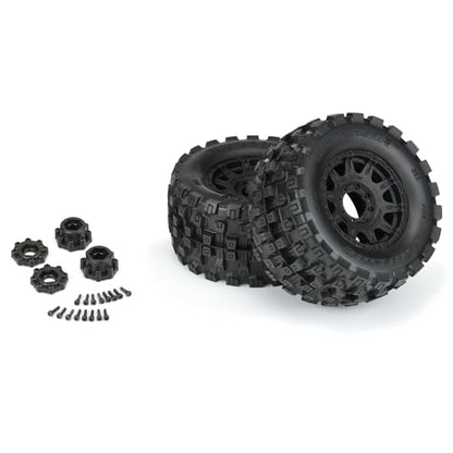 Pro-Line Racing Badlands MX38 HP 3.8 BELTD MTD Raid 8x32 17mm F/R PRO1016610 RC Tire