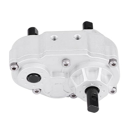 Metal Transfer Case RC Transfer Gearbox Accessory for SCX10 Gelande II D90 1 10 RC Crawler Car Sturdy Metal Construction Easy Installation Lightweight Design Durable