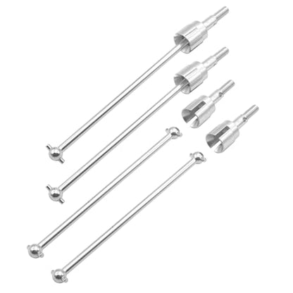 ShareGoo Metal 08029 Dogbones 89.5mm Drive Shaft & 02033 Stub Wheel Axle Compatible with Redcat Volcano Epx/Pro HSP Exceed 1/10 RC Car Truck Replacement