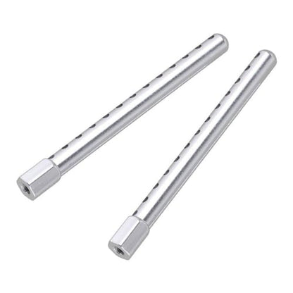 4Pieces RC 1:10 Aluminum Body Post Mounts,RC Car Shell Column Compatible with Road Racing Mo V7I2 (Silver) - color: Silver