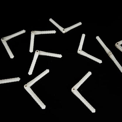 10PCS RC Airplane Plastic Pin Hinge for RC Plane Helicopter Aircraft DIY Model Plane Fix Wing Parts (4.5x67mm) - style: 4.5x67mm