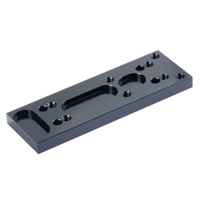 For Axial For SCX10 D90 1/10 Metal Transfer Case Gearbox Intermediate Fixing Plate RC Crawler Car Truck Model Upgrade Parts RC Vehicle Gearboxes(Fixing Plate) - size: Fixing Plate