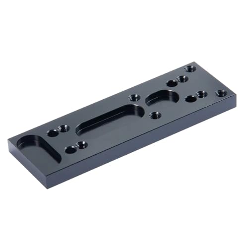 RC Gearboxes For Axial For SCX10 D90 1/10 Metal Transfer Case Gearbox Intermediate Fixing Plate RC Crawler Car Truck Model Upgrade Parts(Fixing Plate) - size: Fixing Plate