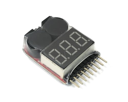 C23212 LiPo Voltage Checker w/ Adjustable Voltage Level Warning Buzzer