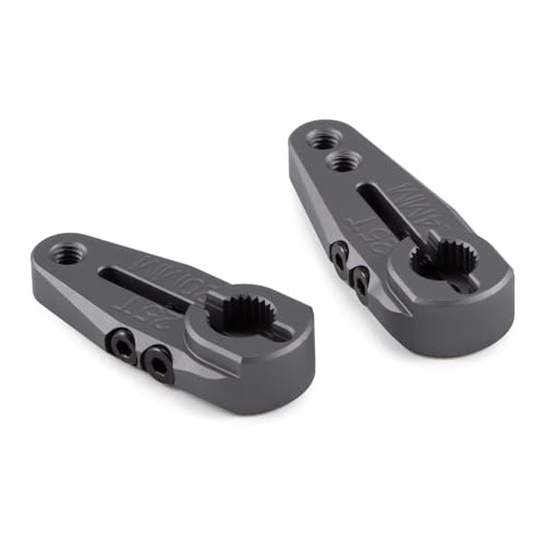 25T Servo Horn CNC 7075 Aluminum 20mm 24mm Servo Horn Steering Clamping Arm for Protek Savox Futaba Servo 1/10 Arrma Buggy Granite Monster Truck Raide (25T 24mm) - color: 25t 24mm