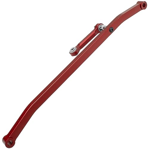 ShareGoo Metal Front Steering Linkage Set Steering Tie Rod #LOS241030 Compatible with 1/8 Losi LMT Soild Axle 4WD RC Monster Truck (Red) - color: Red