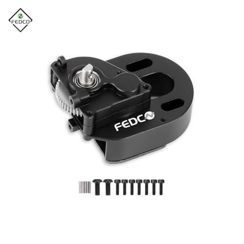 SCX24 Transmission for 370 Motor with Steel Gear for SCX24 Upgrades | SCX24 Gearbox Complete Transmission Case For Axial 1/24 RC Crawler