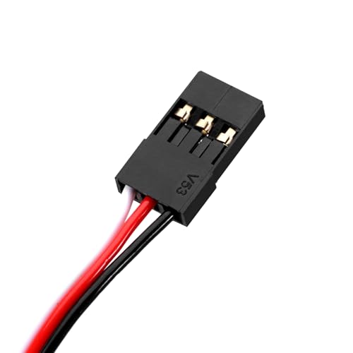 INJORA INJS480 Coreless Micro Servo with Horn for 1/24 Axial SCX24 (Black)