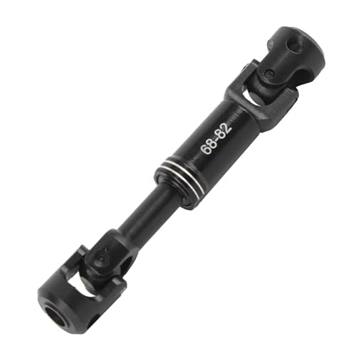 Drfeify RC Drive Shaft, Metal RC Car Crawler Drive Shaft with Screws for SCX10 1/10 RC Cars (68-82MM) - size: 68-82MM