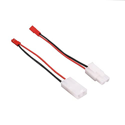 2pairs Compatible with Tamiya to JST Male Female Adapter with 10cm 4in 20awg Wire(B193-2)