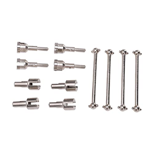 RC Dog Bone Drive Shaft,RC Dogbone Adapter Diff Cup Joint Axle as RC Car Truck Parts Replacement,RC Diff Cup Joint for A949 A959 A969 A979 K929 and Other 1/18 RC Car(Silver)
