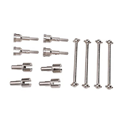 RC Dog Bone Drive Shaft,RC Dogbone Adapter Diff Cup Joint Axle as RC Car Truck Parts Replacement,RC Diff Cup Joint for A949 A959 A969 A979 K929 and Other 1/18 RC Car(Silver)
