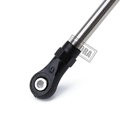 INJORA Stainless Steel Link Rod Linkage Plastic Rod End Set for RC Tracked TRX-6 Crawler Car G63 - size: For TRX6 G63