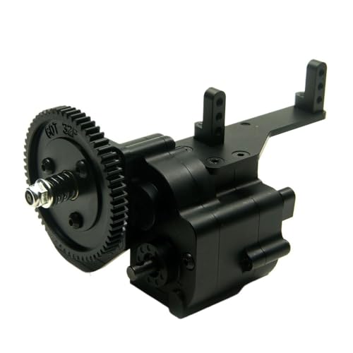Metal 2 Speed Gearbox Transmission Motor Gear for Axial Wraith SCX10 1/10 RC Crawler Car Upgrade Parts(Gear) - color: Gear