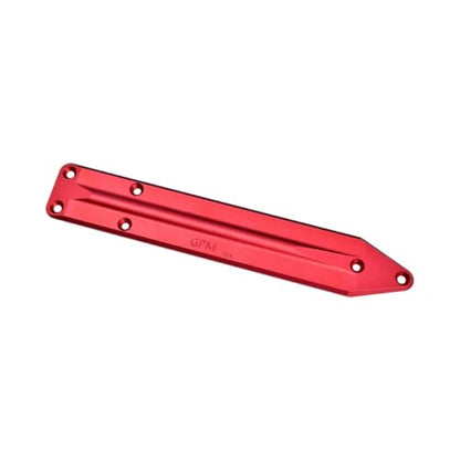 GPM 7075 Alloy Rear Chassis Skid Plate Brace for 1/8 Kraton 6S Exb 4X4 RTR Brushless Speed Truck-Ara8708V6 (Red) - color: Red