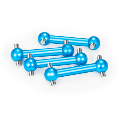 4Pack MORFUM Aluminum Alloy Dogbone Shaft CVD Drive Shaft Front & Rear Dog Bone Compatible with Tamiya TT02 1/10 RC On Road Touring Car Upgrade Replacement Parts (TT02 Dog Bone Drive Shaft) - color: Tt02 Dog Bone Drive Shaft