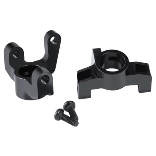 RC Steering Knuckle Block for Mini-B 2WD 1/16 2Pcs Aluminum Alloy Steering Knuckles RC for Buggy Truck Model Upgrade Accessories Replace Modify Parts