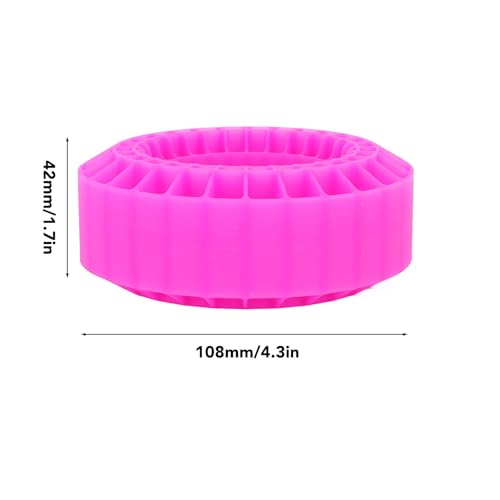 1.9 Tire Inserts Silicone Rubber Insert Foam, Silicone Insert Foam Fit 1.9 Wheel Tires, Silicone Tire Inserts Fit Wheel Tires 1/10 Crawler Accessories Red (Rose Red) - color: Rose Red