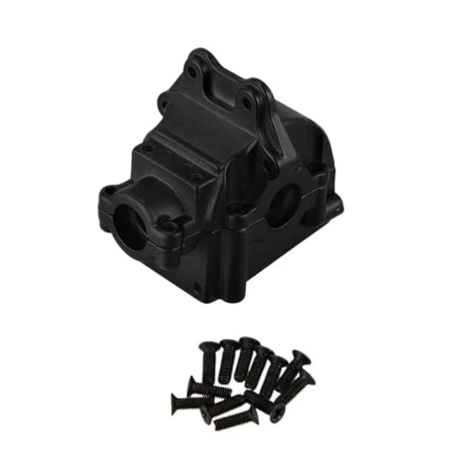 RC Crawlers Components Differential Gearbox Housing Metal for Wltoys 144001 144002 144010 124016 124019 RC Car Upgrades Components(Black) - color: Black