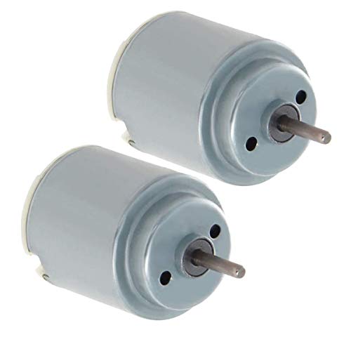 1.5-6V 5000-20000RPM DC Micro Motor 260 Mini Motor Electric Motor Round Shaft for RC Boat Airplane Toys Model DIY Hobby - (2 PCS) - size: 260