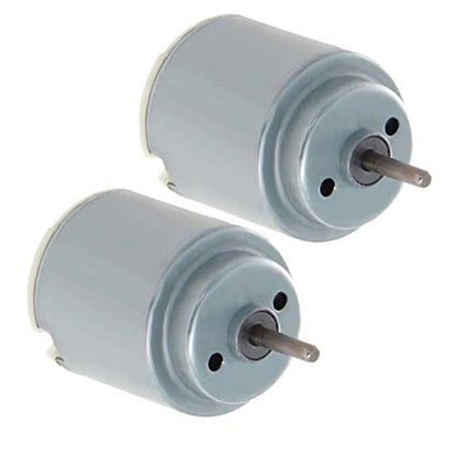 1.5-6V 5000-20000RPM DC Micro Motor 260 Mini Motor Electric Motor Round Shaft for RC Boat Airplane Toys Model DIY Hobby - (2 PCS) - size: 260