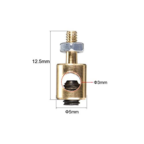 uxcell Linkage Stoppers Connecting Servo Arm,Push Rod for RC Airplane,D5x3mm 5pcs