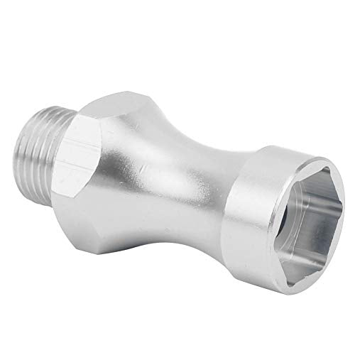 12Pcs Aluminum Alloy RC Wheel Hub Adapter, 1/10 to 1/8 RC Model Car Part, 12mm to 17mm Hex Drive Hub Coupling with 30mm Wheel Extension for Off - Road RC Trucks (Silver) - color: Silver