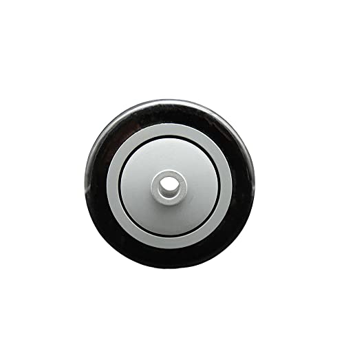 Service Caster Brand Replacement Wheel for Grainger Wheel 1KA89-3.5 Inch Black Polyurethane Wheel Only with Precision Ball Bearing - 3/8" Bore - Fits Shopping Carts and Platform Trucks - color: 3.5" Wheel - Black, size: 1KA89