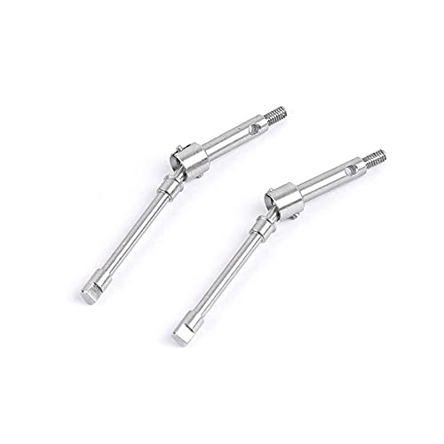 1/24 Stainless Steel Front Axle Drive Shaft CVD for Axial SCX24 RC Car Upgrades Parts (Front) - style: Front