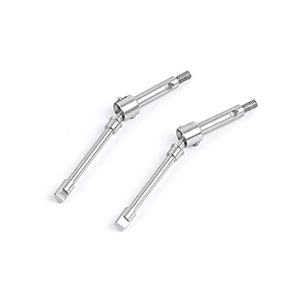 1/24 Stainless Steel Front Axle Drive Shaft CVD for Axial SCX24 RC Car Upgrades Parts (Front) - style: Front