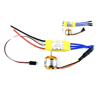 YoungRC A2212 1000KV Brushless Motor+ 30A ESC Electric Speed Controller with Gold Bullet Banana Plugs for RC Multicopter Quadcopter | With Gold Bullet Banana Plugs For RC Multicopter Quadcopter
