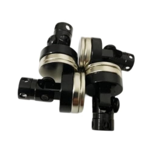 4 Pieces RC Body Post Metal Mount Column Shell Mount Model Car Accessory Vehicle Body Post Upgrade Suitable for RC Car Hobbies Repair, Black - color: Black