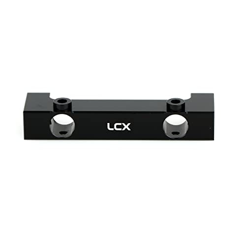 LCX Racing 1/10th RC Crawler Car CNC Machined Aluminum Alloy Front Rear Bumper Mount for Redcat Racing Gen7 GEN8 Scout II Gen9, Upgrades Parts Accessories