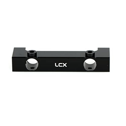 LCX Racing 1/10th RC Crawler Car CNC Machined Aluminum Alloy Front Rear Bumper Mount for Redcat Racing Gen7 GEN8 Scout II Gen9, Upgrades Parts Accessories
