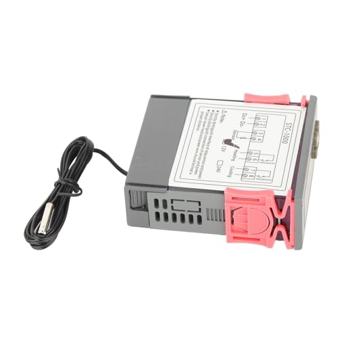 Digital Temperature Controller, STC 1000 Cooling and Heating Thermostat with Sensor, for Temperature Measurement and Control (12V) - style: 12V