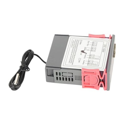 Digital Temperature Controller, STC 1000 Cooling and Heating Thermostat with Sensor, for Temperature Measurement and Control (12V) - style: 12V