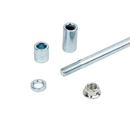 Mokuo 12mm 270mm Front Rear Axle with Bushing 5mm 22mm 38mm Fit for Pit Dirt Bike Moped Scooter QUAD ATV Mini Bike Parts - size: 12-270