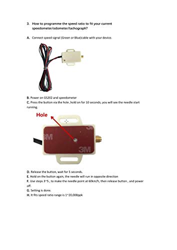 ELING Mini Universal GPS Speedometer Signal Sensor Sender Adapter Kit Easy Installation